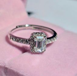 VVS1 Moissanite Promise Ring