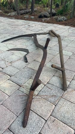 (2) Grim Reaper Scythes $200.00 CASH, TEXT FOR PRICES.