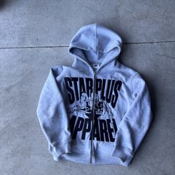 Starplusapparel Small Zip-Up Hoodie