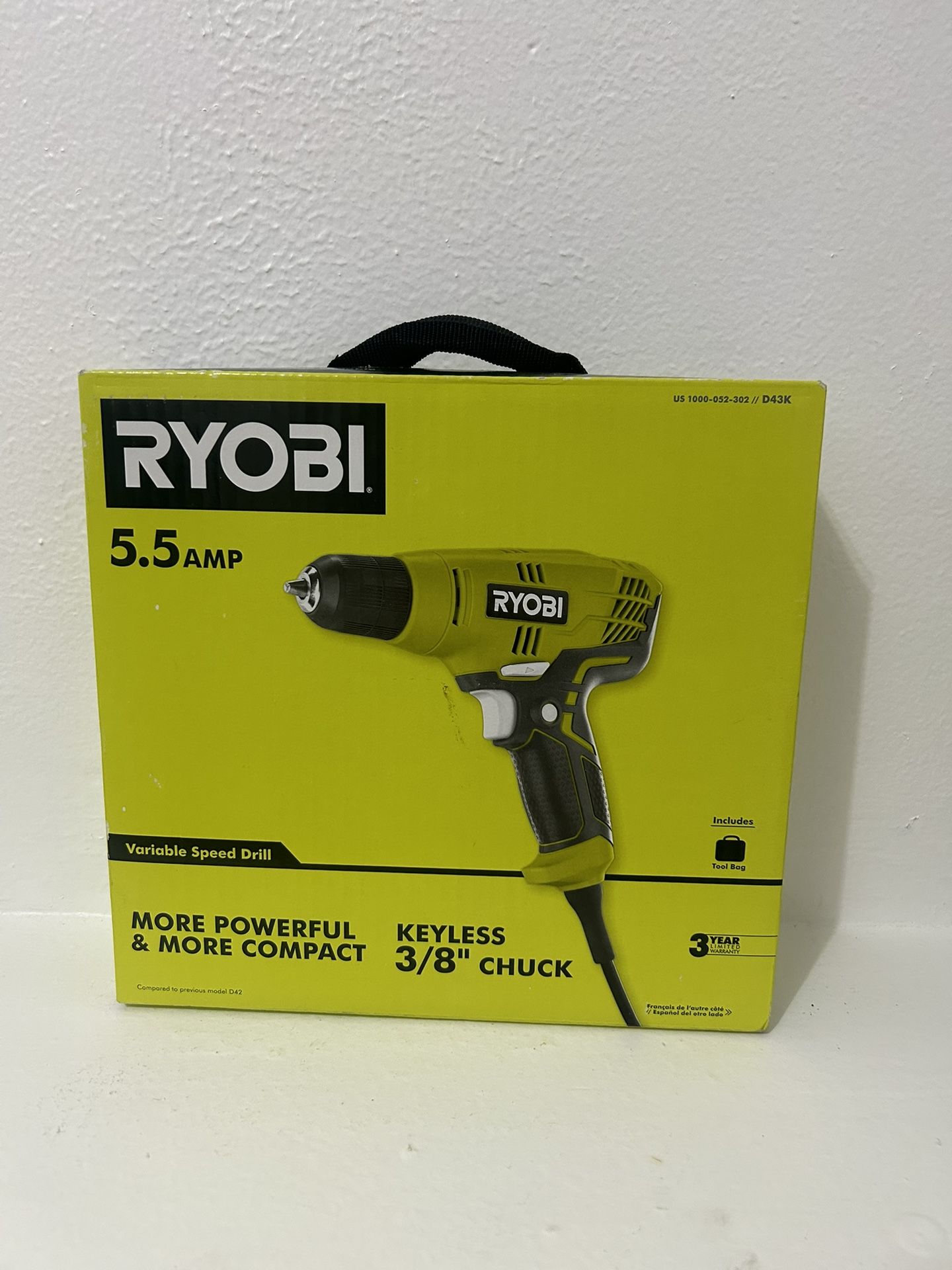 RYOBI 5.5 Amp Speed Drill