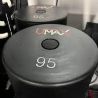 95 Lb Pound Pair Urethane Commercial Dumbbells 