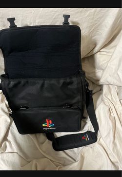 Playstation console carry travel Bag with logo for ps1 ps2 ps3 ps4