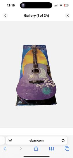 Disney Hannah Montana Washburn Acoustic Guitar
