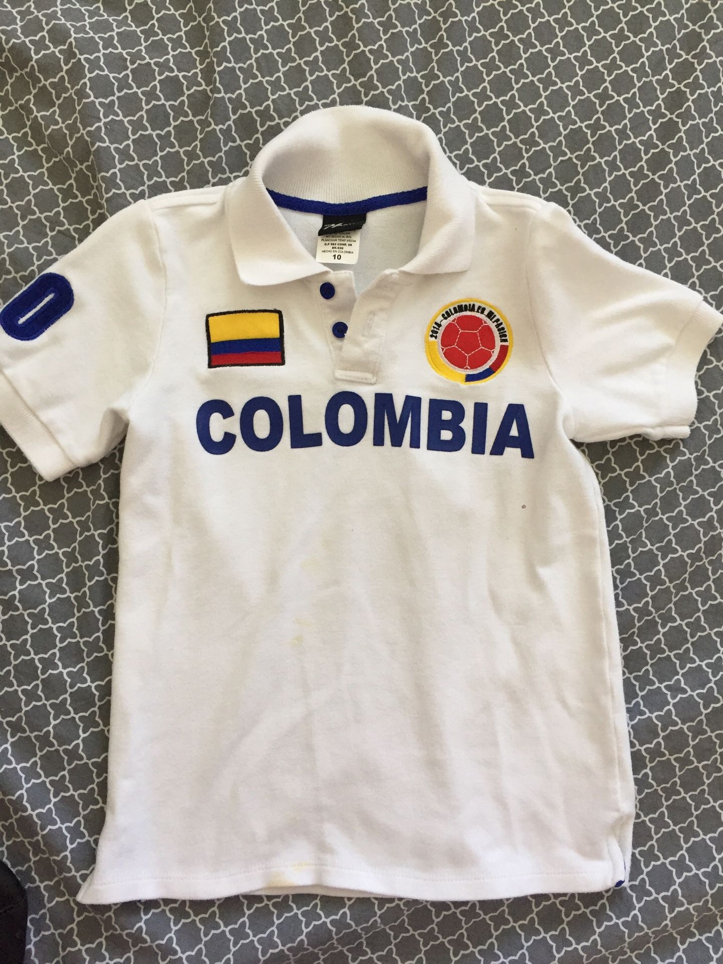 Boys Columbia polo T-shirt size 10