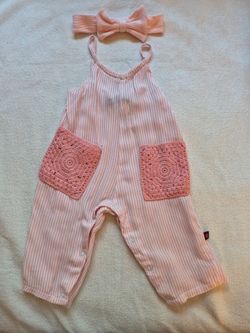 Baby Girl Oversized Romper, Limited Too, Size 3-6 mo