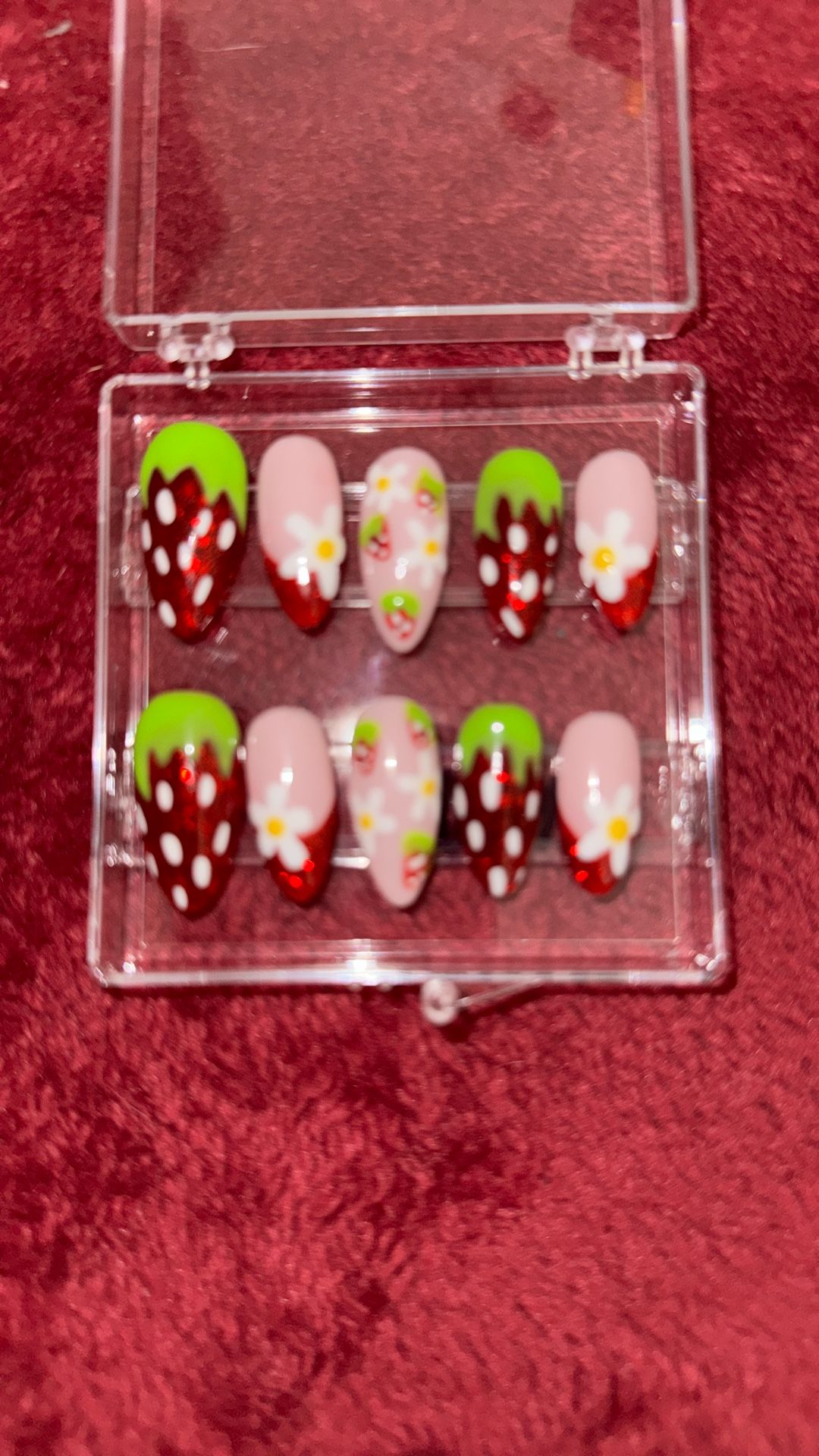 Strawberry Nails