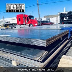 Steel Plate 4x8 Hot Rolled 14ga to 1/4" from $94 / Lámina de Acero 4x8
