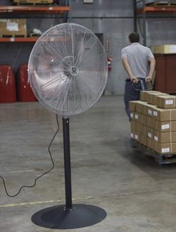 Strongway Non-Oscillating Pedestal Fan — 30in. Dia., 1/5 HP, 8400 CFM