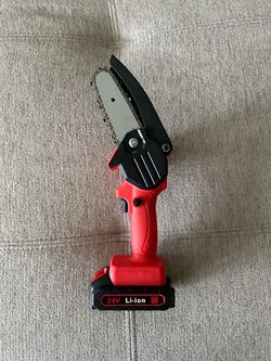 4'' Mini Handheld Electric Chainsaw Cordless Chain Saw