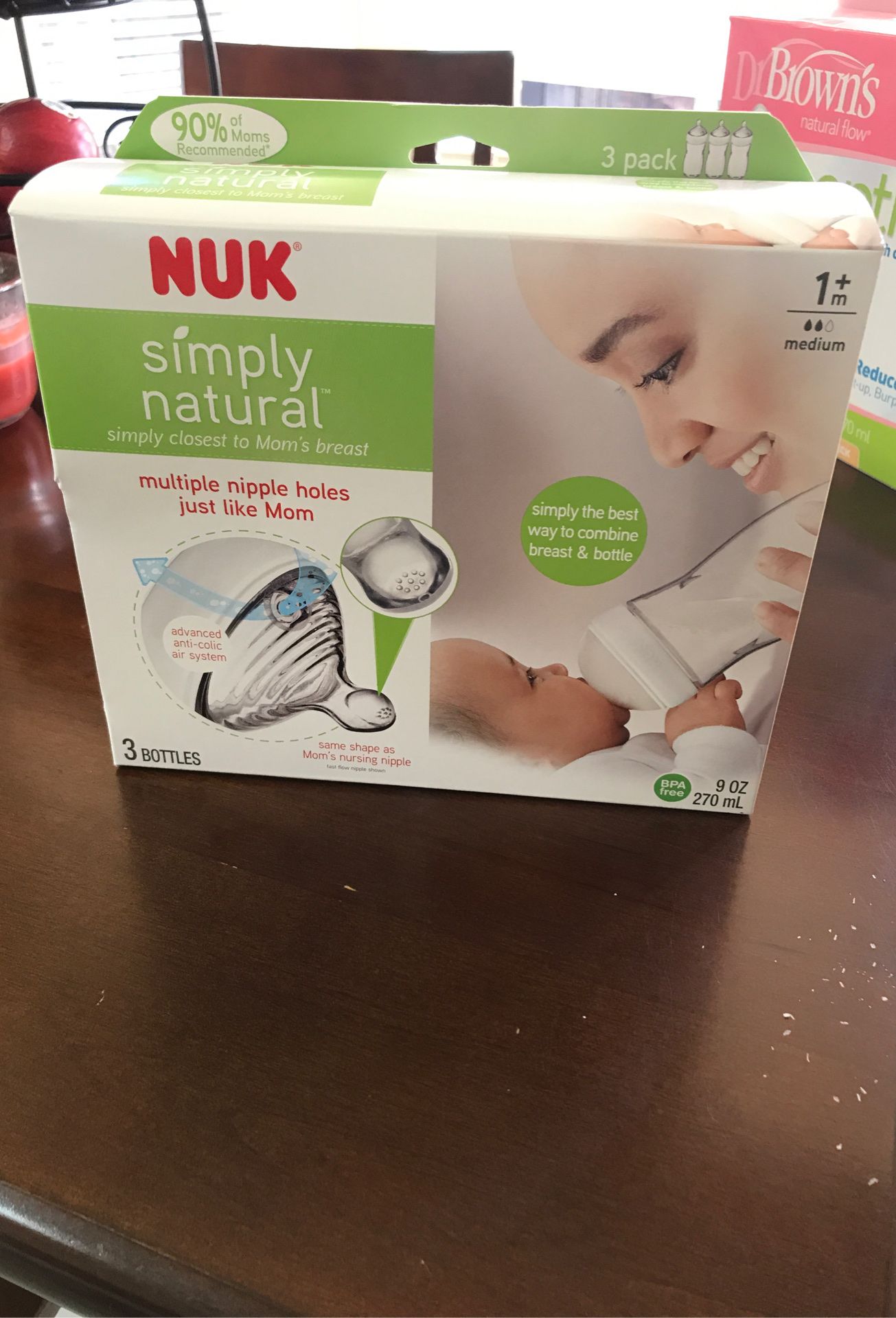 Nuk simply natural bottle
