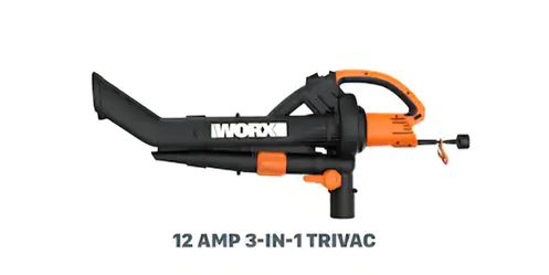 Worx leaf vacuum mulcher blower with LeafPro universal attachment