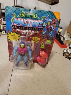 MASTERS OF THE  UNIVERSE  DRAGON BLASTER SKELETOR