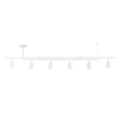 SALESUMO 5.3 FT. 6-LIGHT MATTE WHITE FLEXIBLE DISCOUNTED LIGHTING, PLUMBING, ELECTRIC, KITCHEN, BATH, FAUCETS, FLOORING, TILE, HOME DECOR, OUTDOOR SEA