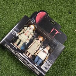 Funko IT Action Figure 3-Pack Box Set 1 Pennywise Beverly Ben Horror 2018 NEW
