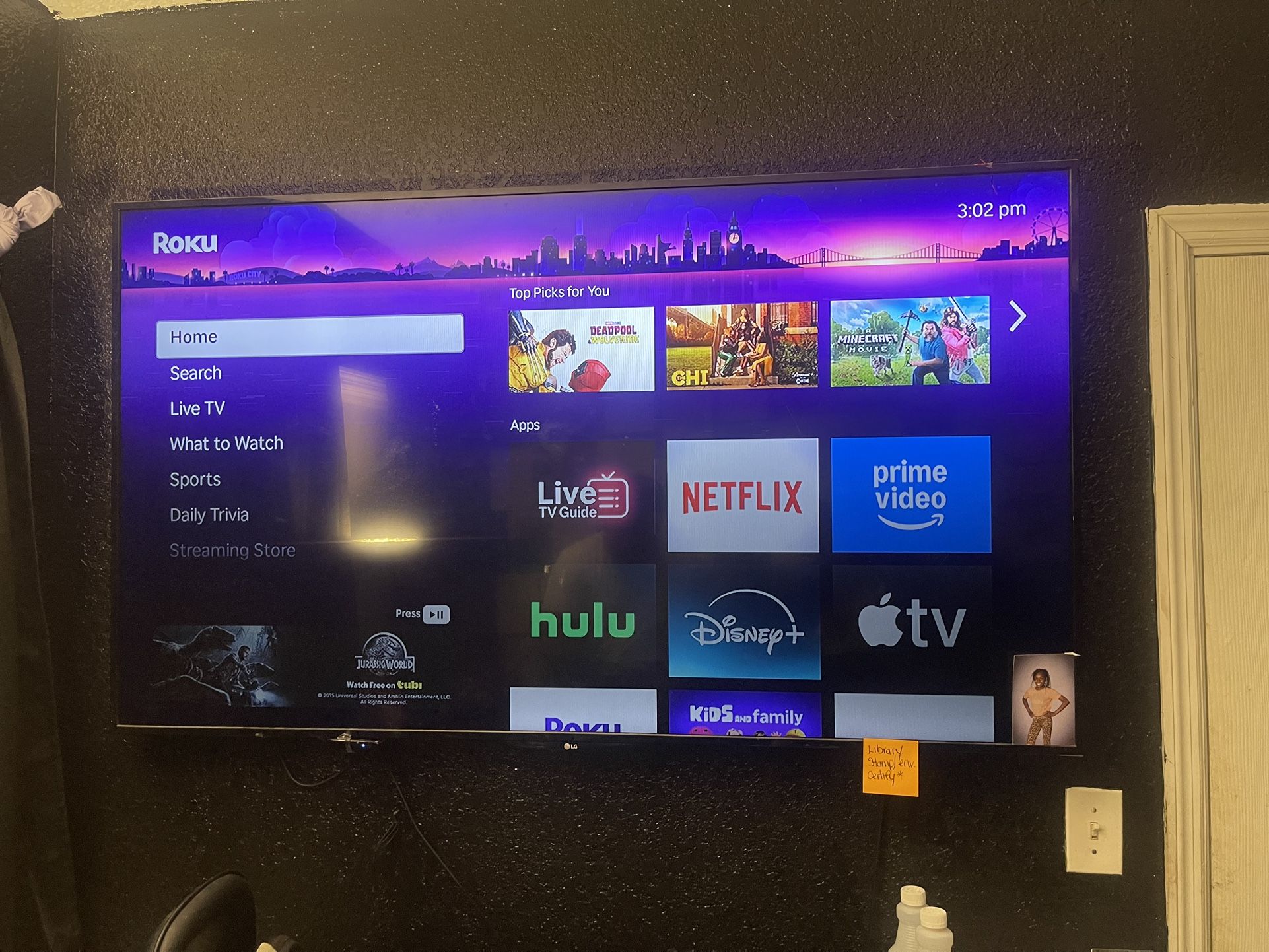 LG 65” With Remote