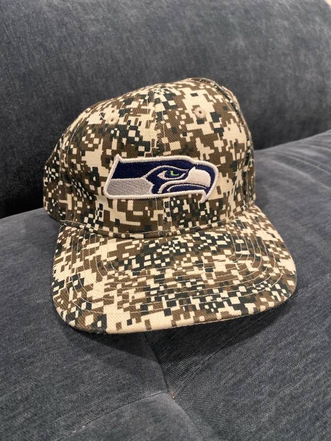 Seahawks Camo Hat