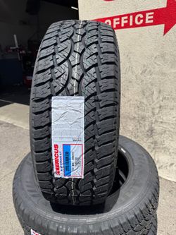 275/60R20 Americus A/T Brand New 4 Tires Free Mount Balance installed 275/60/20 All Terrain llantas
