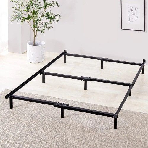 New! Zinus King Size Steel Compack Bed Frame In The Box