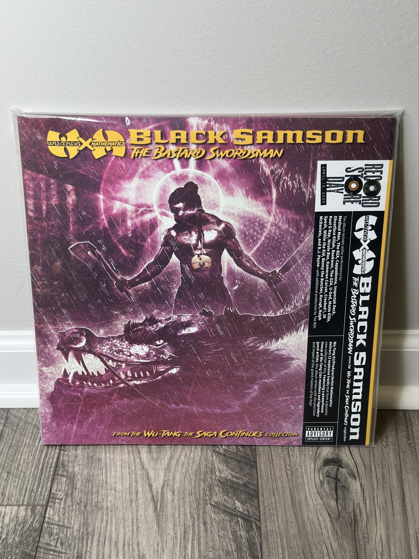 *NEW* Wu-Tang Black Samson The Bastard Swordsman 2xLP RSD 2025 Unique Sleeve - Limited # 2310/5k