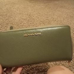 Michael Kors Army Green Wallet