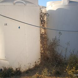 3  Food Grade Water Storage Tanks 
