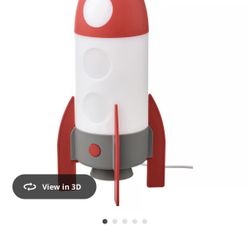 Rocket Ship Lamp