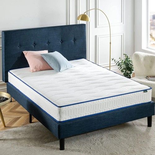 Zinus Full Medium 8 in. Tight Top Essential Innerspring Mattress