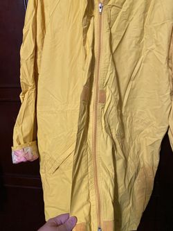 TOTES LINED RAINCOAT SZ L