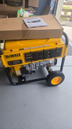 BRAND NEW  GAS GENERATOR "Dewalt Dxgnr6500"