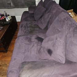 Purple Couch Aprox 104"