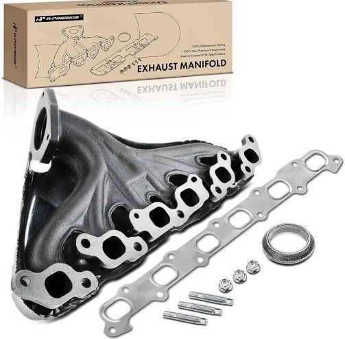 New Exhaust Manifold W/Gasket,Studs, Nuts for Chevrolet, GMC, Saab 2002-2005-Trailblazer (3369