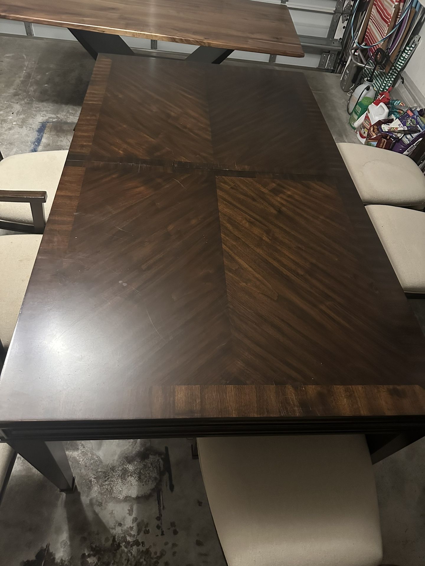 Wood Dining Table And Chairs With Leaf