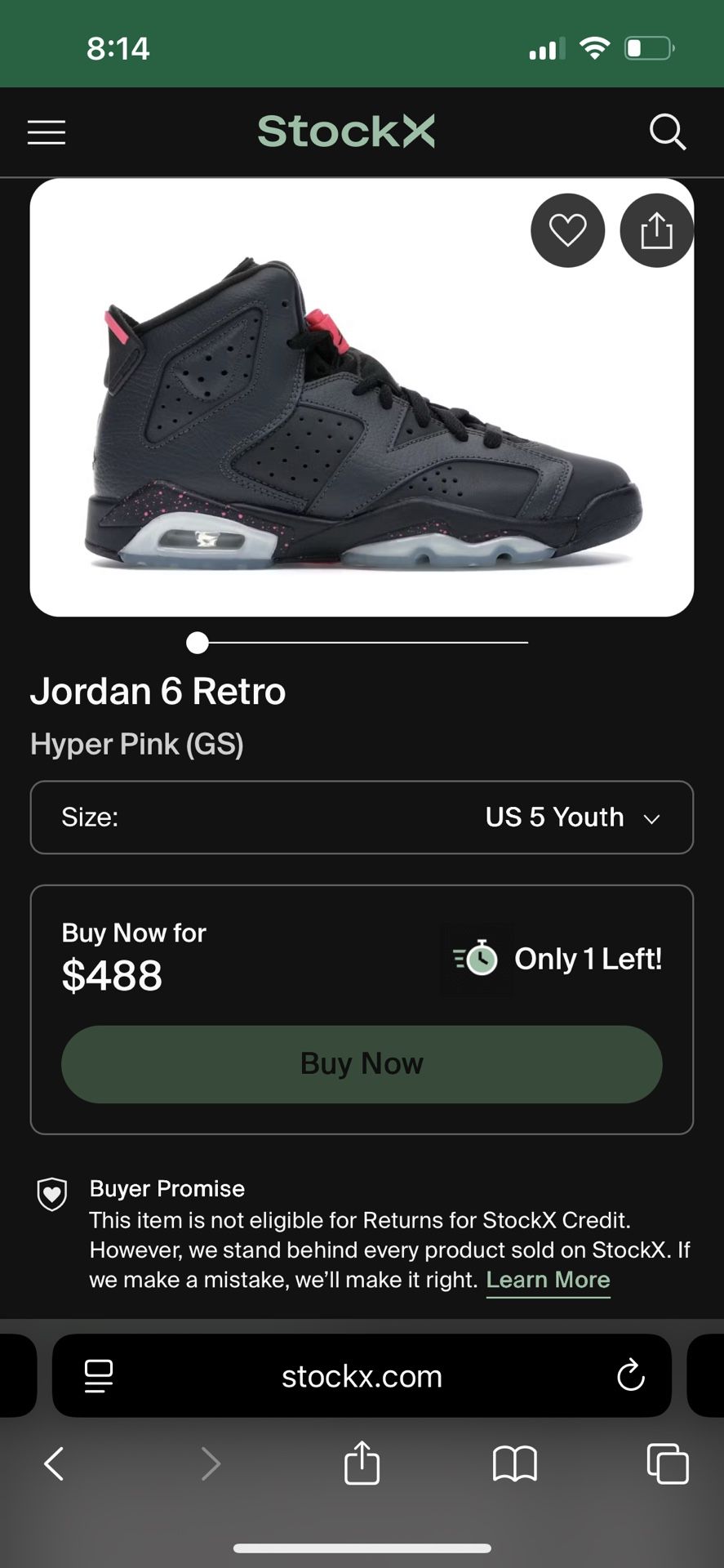 Jordan 6 Retro GG