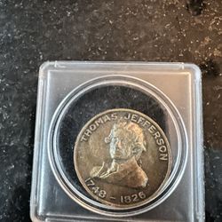 Thomas Jefferson 1743 To 1826 Bronze Medal Monticello Virginia