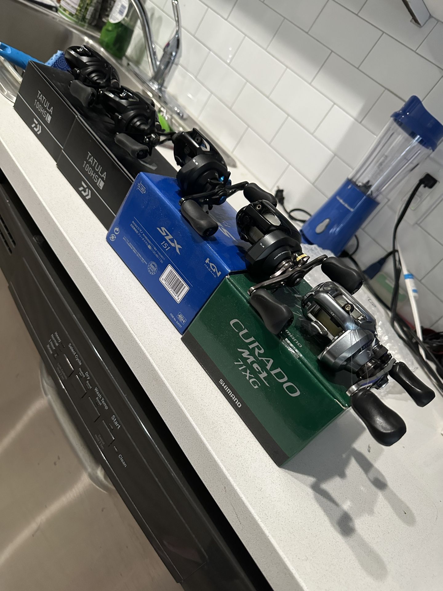 Five New Reels. 3 Tuned Shimano’s, Two Daiwa Tatulas
