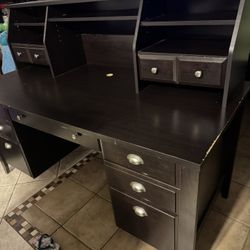Desk With Filing Cabinet