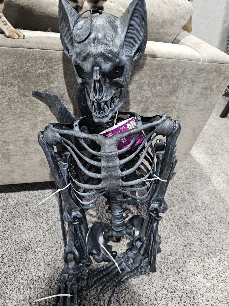 5ft Bat Skeleton