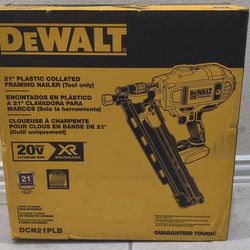 DEWALT
20V MAX XR Lithium-Ion Cordless Brushless 2-Speed 21° Plastic Collated Framing Nailer (Tool Only) - New