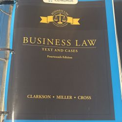 Business Law Text And Cases Textbook 