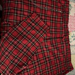 Hot Topic Plaid 3/4 Length Pants Sz 5