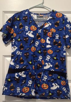 scrub top size M