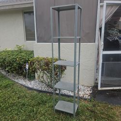 METAL SHELF. 6FT TALL!!!!! 