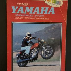 Vintage Clymer Yamaha Sr500 Sr 500 Service Manual 77'-79' M407