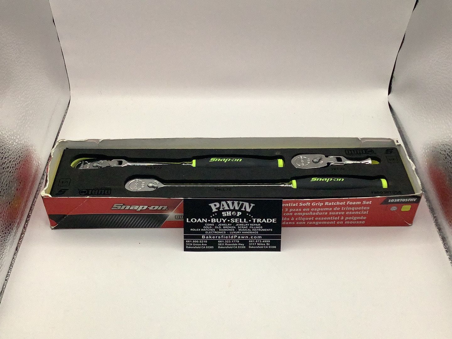 Snap-on 3pc Soft Grip Ratchet Foam Set 1/4”