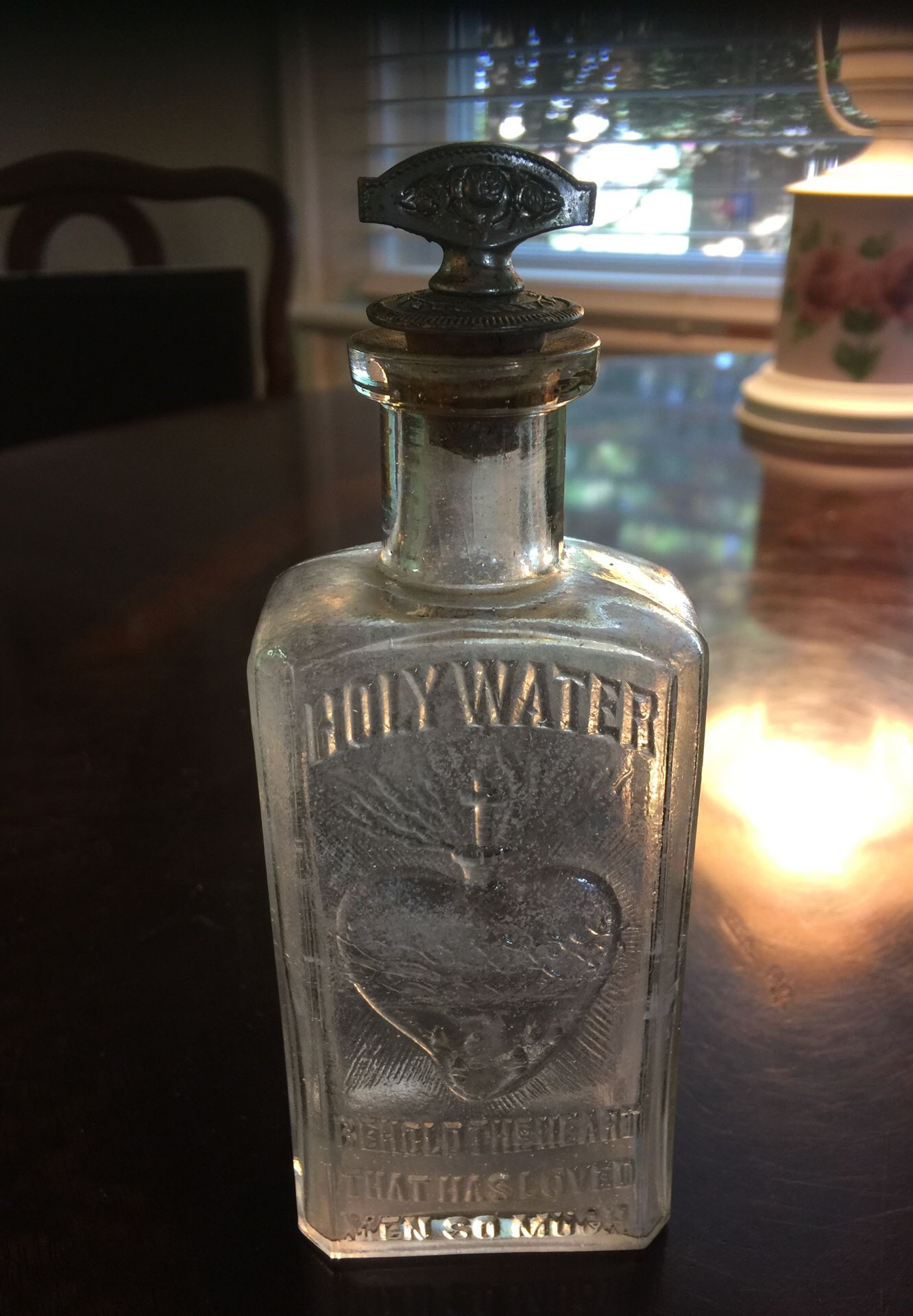 Vintage Holy Water Bottle