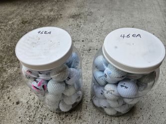 Mixed used golf balls