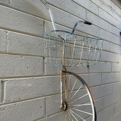 Awesome Vintage Wall Bike Plant Holder