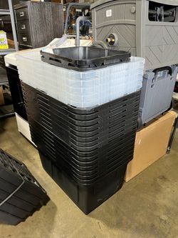 Costco 27 gallon bins - without lids