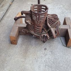 Antique Cast Iron Farm Too Corn Sheller - Complete