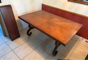 Real wood table w/ 5 chairs